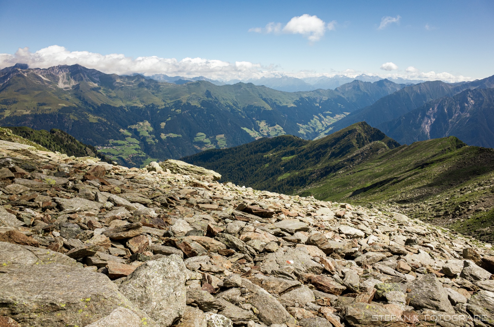 Langsam wird's steiniger